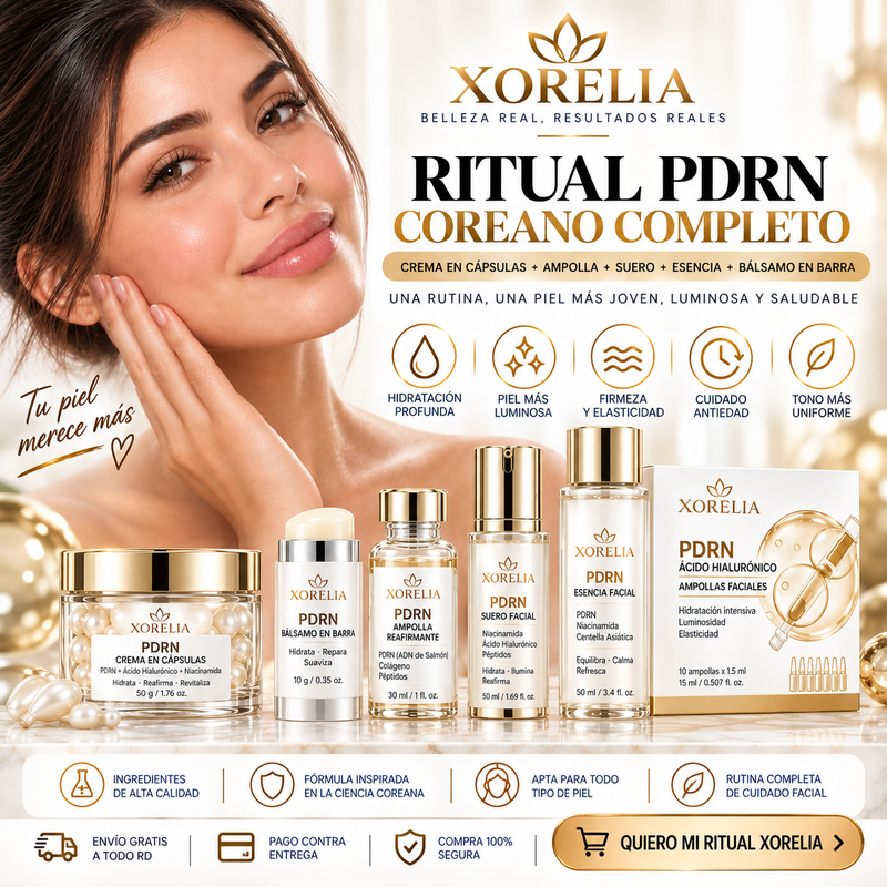 Ritual PDRN Gold XORELIA ampollas, sérum, crema y bálsamo - imagen 1